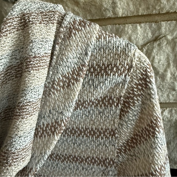 Stillwater Supply Co. Cream and Brown Women's Hooded Sweater small - Picture 5 of 5